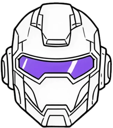 An armored helmet